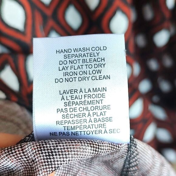 New With Tags Eclipse Size‎ XS Sleeveless Retro Print Jumper With Flap Pockets - Picture 12 of 12